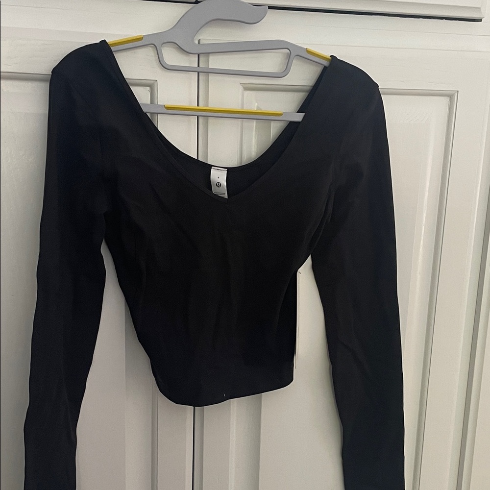 Lululemon Athletica Black Long Sleeve Bodysuit